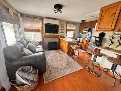Upstairs living room/kitchen