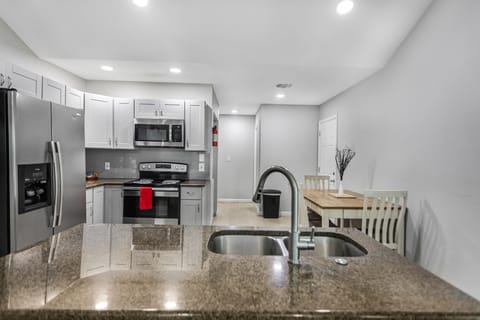 Our fully equipped kitchen is ready for your inner chef to shine