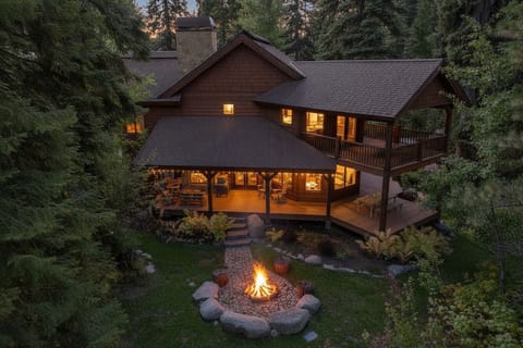 The “one big house” solution instead of scattering across condos and hotel rooms.