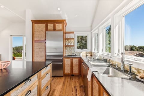 More than enough prep and cook space with the large island