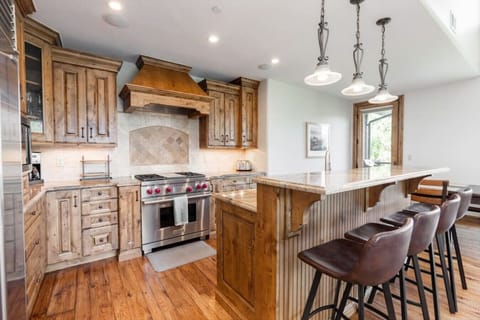 Fully stocked kitchen with WOLF appliances