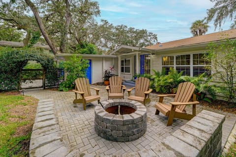 Warmth and Relaxation: Find solace by the crackling flames of the fire pit.