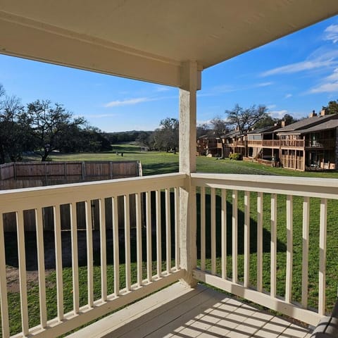 Gorgeous view off of the upstairs balcony.