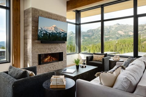 Indoors, Fireplace, Furniture, Living Room, Couch