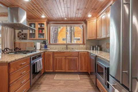 Updated kitchen with high-end appliances
