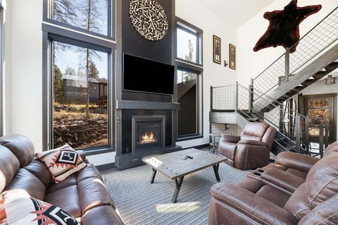 Great Room with gas fireplace