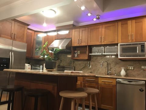 Full equipped StainlessSteel Dishwasher,Refrigerator,Mircowave,Venthood&Stove