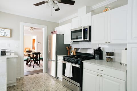 Enjoy cooking in our full kitchen