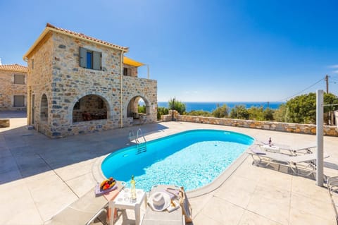 Beautiful villa with private pool and terrace with sea views