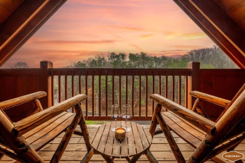 Family Cabin | Balcony view