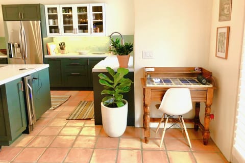 Small Writing Desk with Talavera Tile