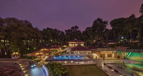 Front of property - evening/night