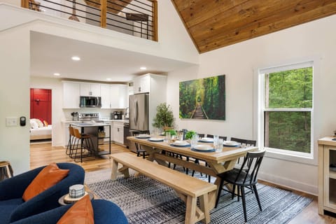 Dining Room and Kitchen – “Open-concept kitchen and dining space designed for gatherings and shared meals.”