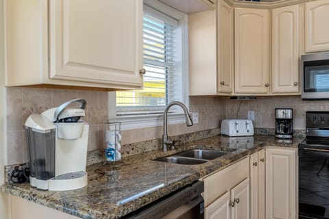Shore Beats Work Stone Counters Vacation Rental