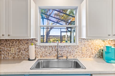 Huge sink with a view
