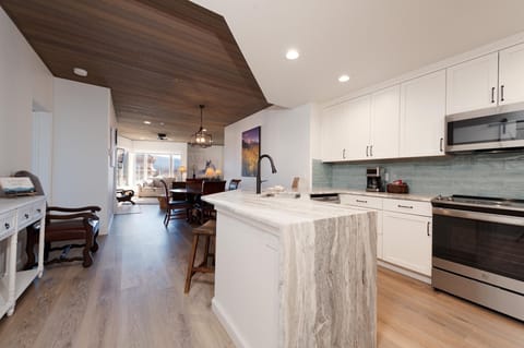 Fully stocked kitchen