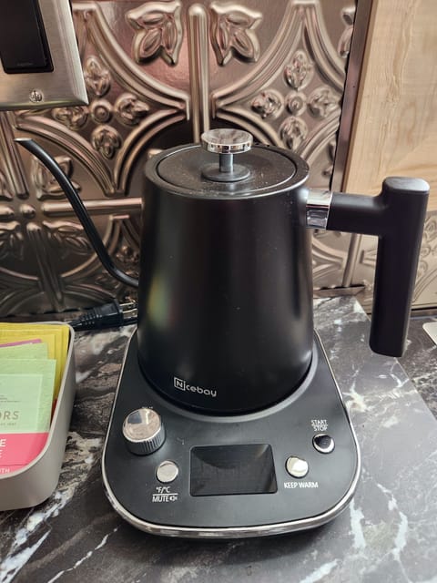 Hot water kettle for tea or hot chocolate