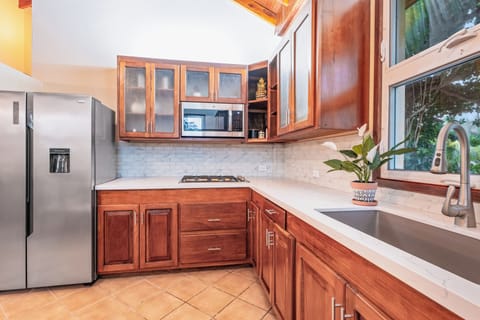 Deluxe Suite | Private kitchen | Coffee/tea maker, toaster, dining tables