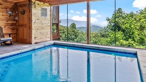 The Preserve Pool Lodge has an indoor, heated pool. 15'x15'