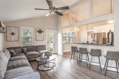 Open-concept living space ideal for families