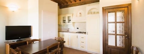 24-inch flat-screen TV with satellite channels