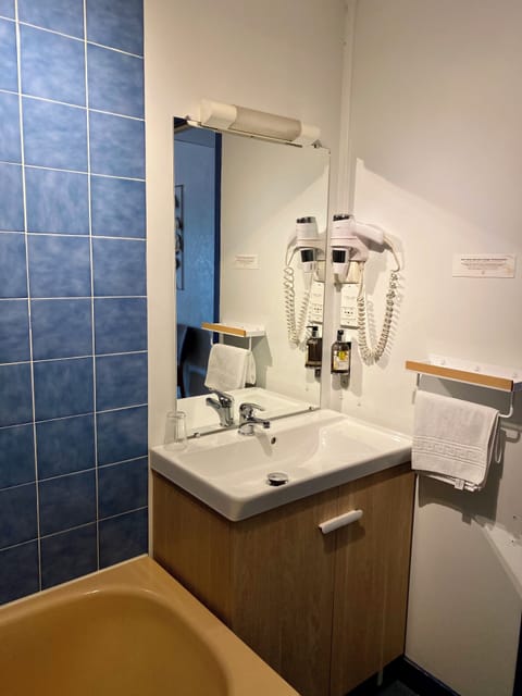 Free toiletries, hair dryer, towels, toilet paper