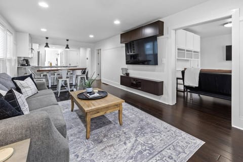 Living room with VIZIO Smart TV