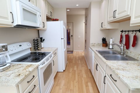Kitchen with full size appliances