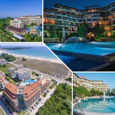 Seasonal outdoor pool, pool umbrellas, sun loungers
