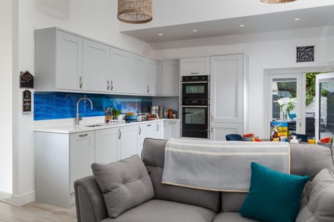 Fridge, dishwasher, electric kettle, toaster