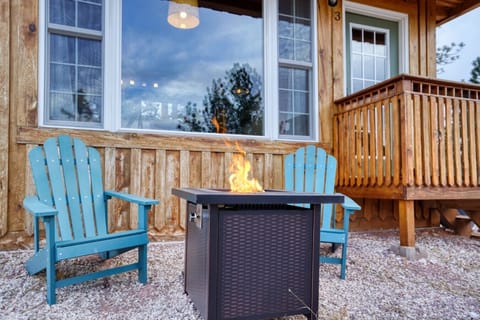 Relax around your private fire pit.