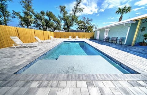 Jump in! The water is fine! ( No, seriously, the pool is heated! )