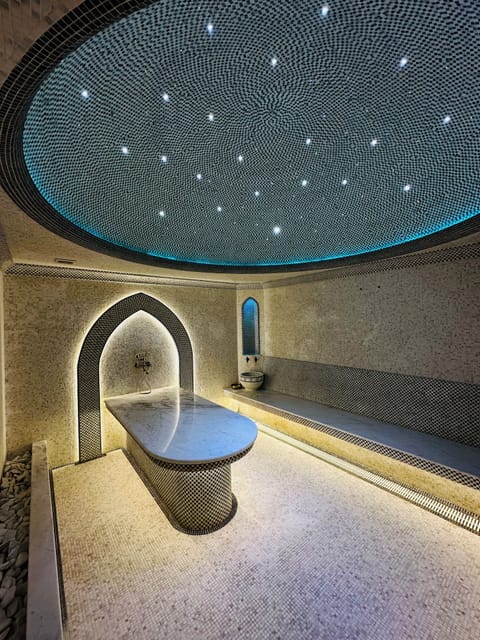Turkish bath, hot stone massages, deep-tissue massages, Swedish massages