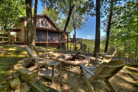 Incredible Blue Ridge cabin rental with a big view and fishing too!! 