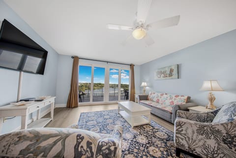 Living Room with a View of the Lake