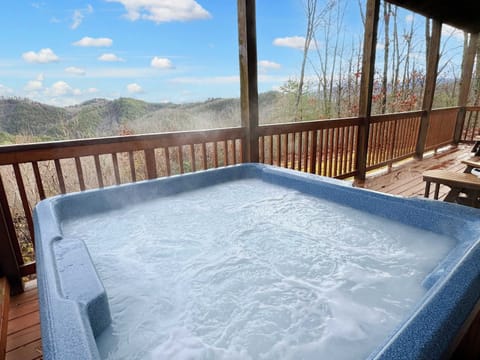 Hot tub with a view