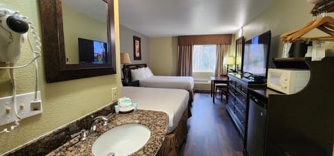 Premium bedding, desk, free WiFi, bed sheets