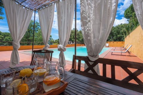 Seasonal outdoor pool