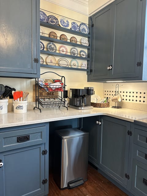 fully stocked coffee station!