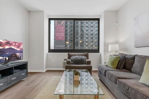 Jersey City 1 Bedroom Living Room