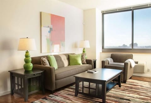 Jersey City 1 Bedroom Living Room