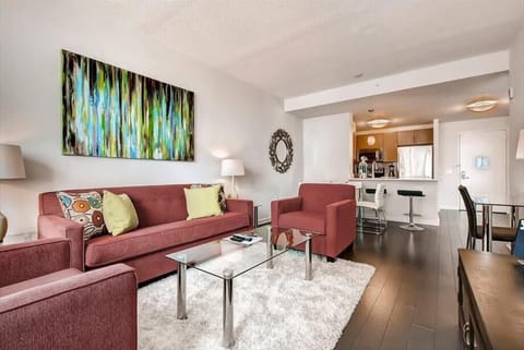 Jersey City 1 Bedroom Living Room