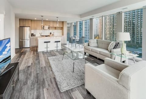 South Arlington Arlington 2 Bedroom with Balcony Living Room
