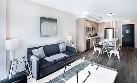 South Arlington Arlington 1 Bedroom with Balcony Living Room