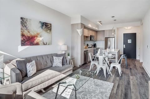 South Arlington Arlington 1 Bedroom with Balcony Living Room
