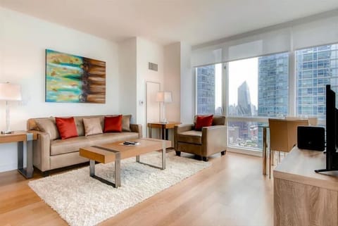 Midtown West New York 1 Bedroom Living Room