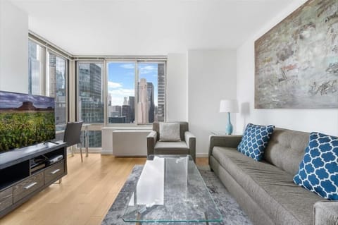 Midtown West New York 2 Bedroom Living Room