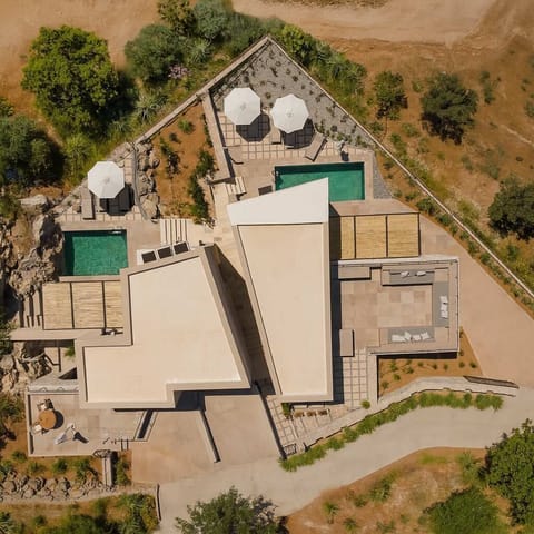 Aerial View of the villas - View from above - Panoramic Views 