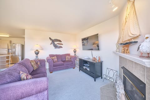 Cozy up in the living room and watch a movie on one of your favorite streaming services