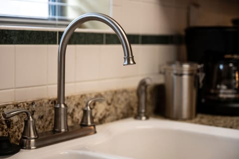 Mountain Charm's fully equipped kitchen